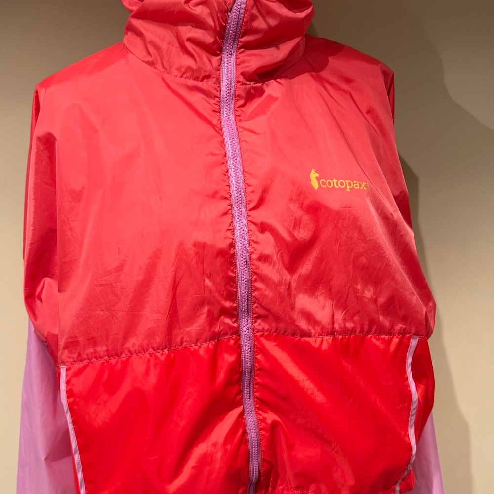 Cotopaxi Teca Crop Jacket Solar Flare Unisex orange & pink NEW WITH TAG Medium